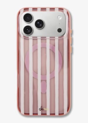 Abstract Stripe Nude MagSafe® Compatible iPhone Case