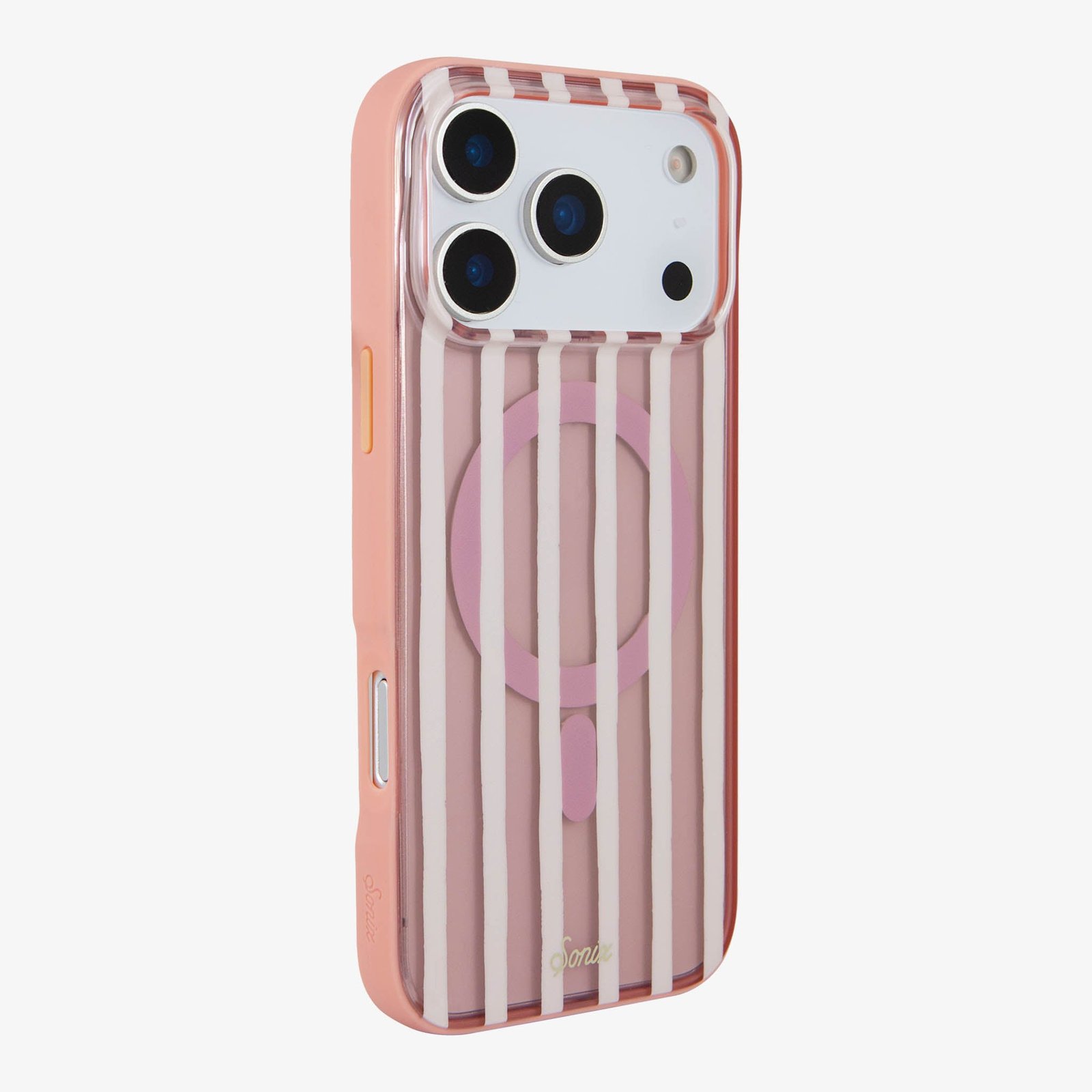 Abstract Stripe Nude MagSafe® Compatible iPhone Case - Image 5
