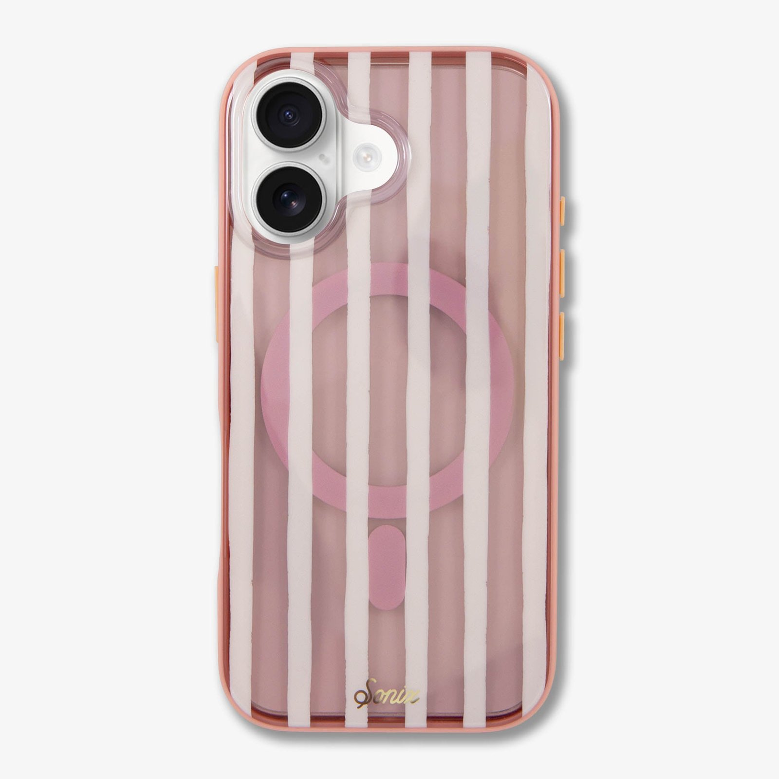 Abstract Stripe Nude MagSafe® Compatible iPhone Case - Image 12