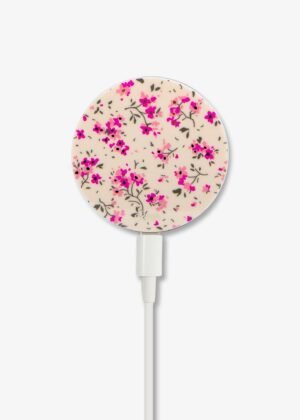 MagLink™ Magnetic Charger - Cottage Floral Pink