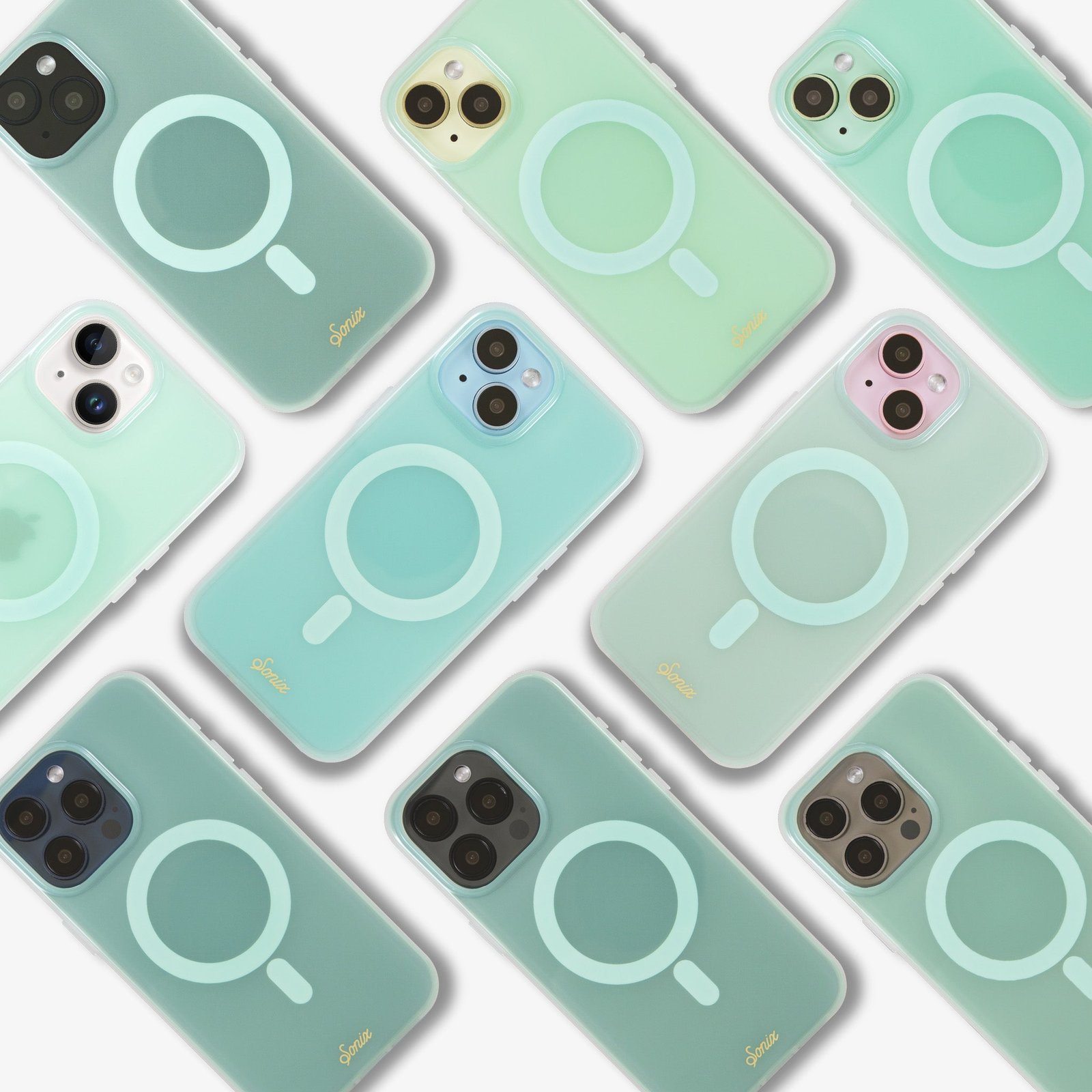Jelly MagSafe® Compatible iPhone Case - Mint - Image 3